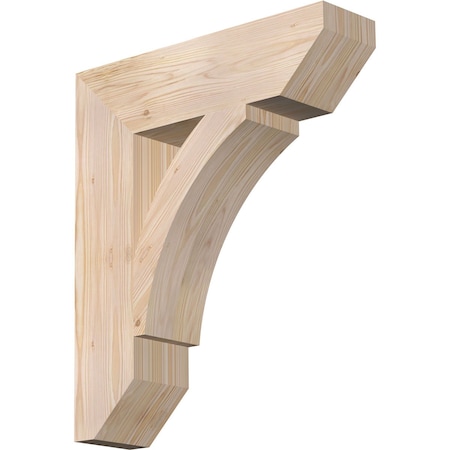 Ekena Millwork Thorton Slat Smooth Bracket, Douglas Fir, 5 1/2"W x 22"D x 26"H BKT06X22X26THR06SDF